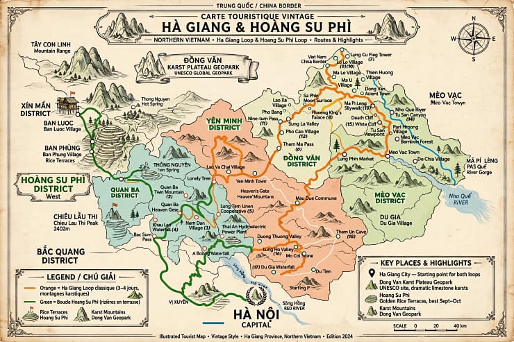 Hoang Su Phi fait-il partie de la Ha Giang Loop ?