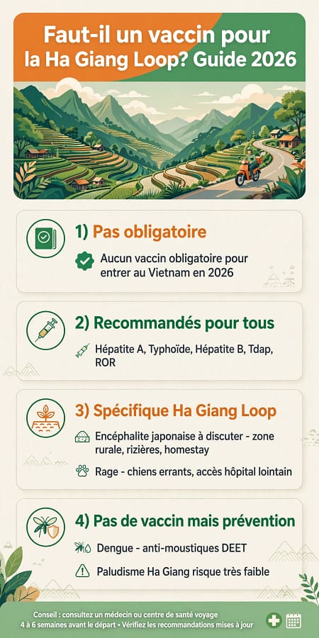 vaccin Ha Giang Loop, vaccin Vietnam, Ha Giang Loop vaccin obligatoire, vaccins recommandés Vietnam, encéphalite japonaise Ha Giang